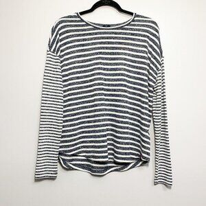 Superdry Parisian Slouch Crew Neck Striped Long Sleeve Top NWT Size L